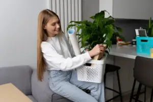 indoor houseplants thriving in Swedish home