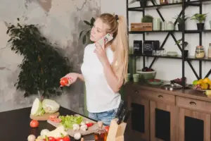 fresh vegetables cooking home kitchen