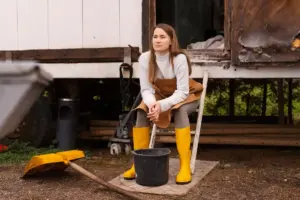 composting backyard garden Sweden
