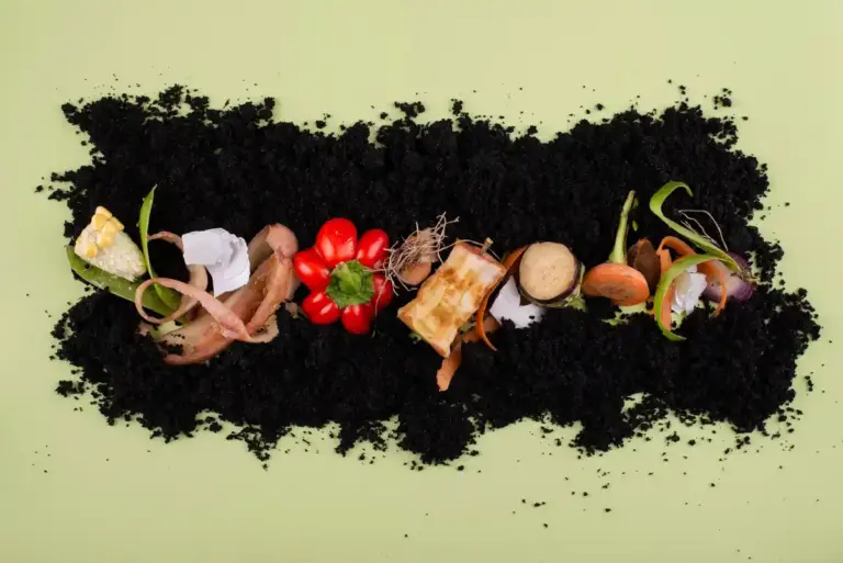 rich compost pile garden soil nutrients
