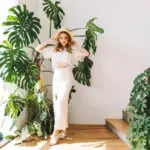 lush indoor houseplants Scandinavian home