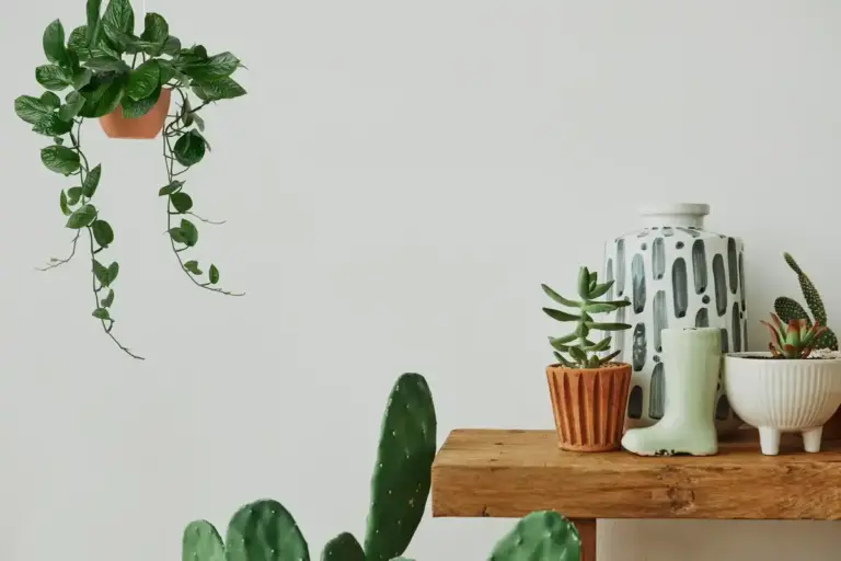 humid indoor green plants Scandinavian home