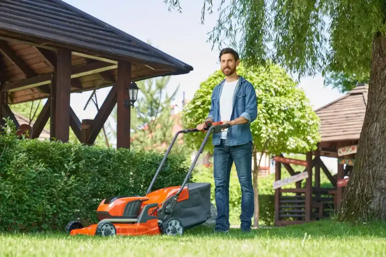 lawn mower garden Sweden 2024