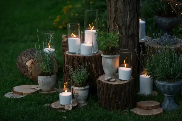 garden decor details Sweden outdoor