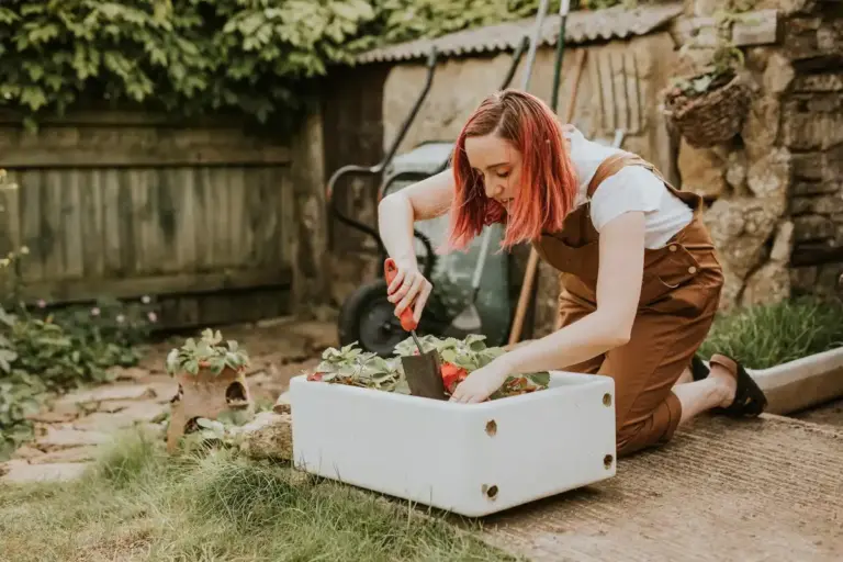 garden waste composting backyard Sweden