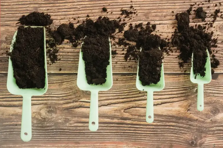 gardening soil aeration shoveling plant roots